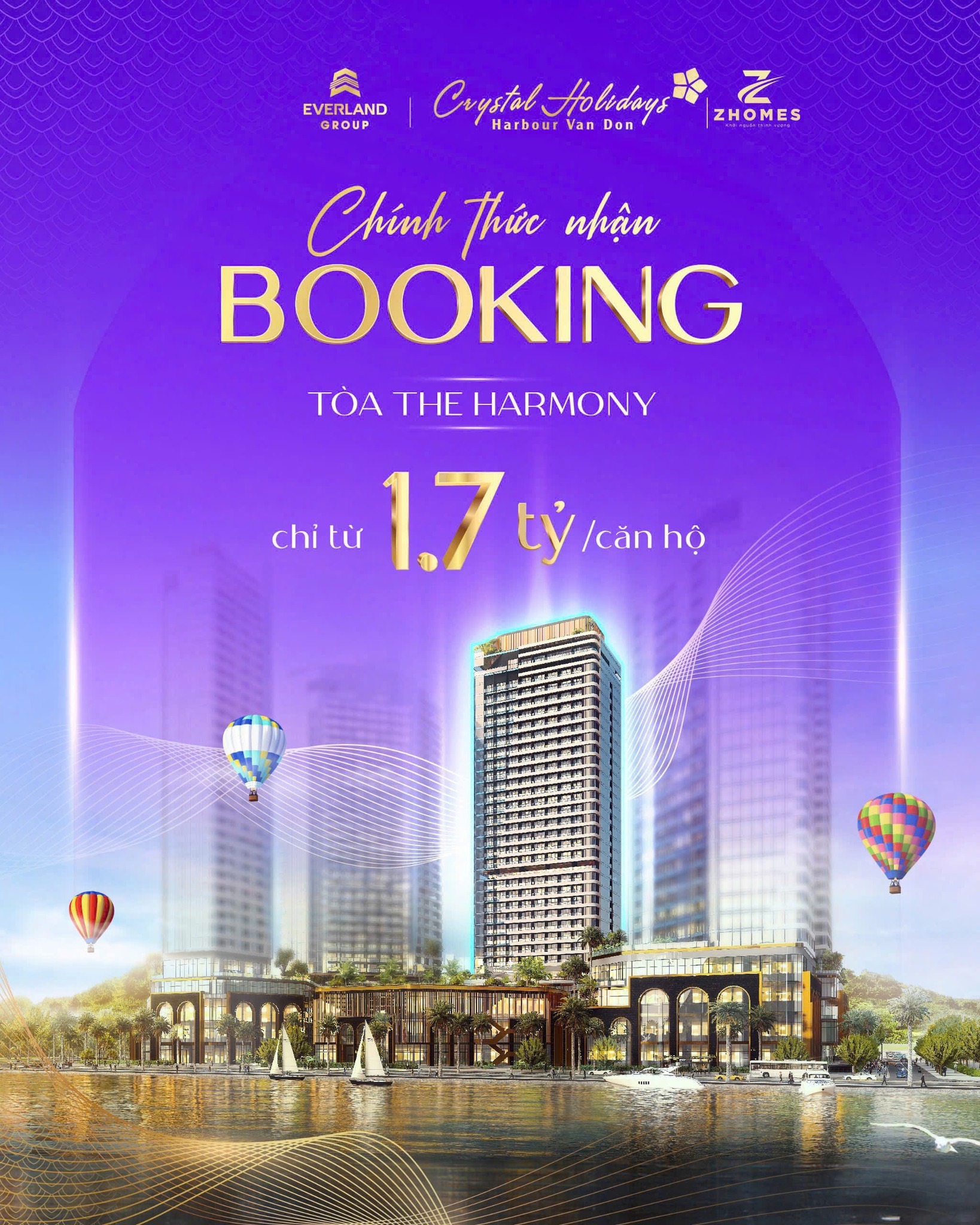 Căn Hộ Khách Sạn View 2 Mặt Vịnh - Vân Đồn - Quảng Ninh
