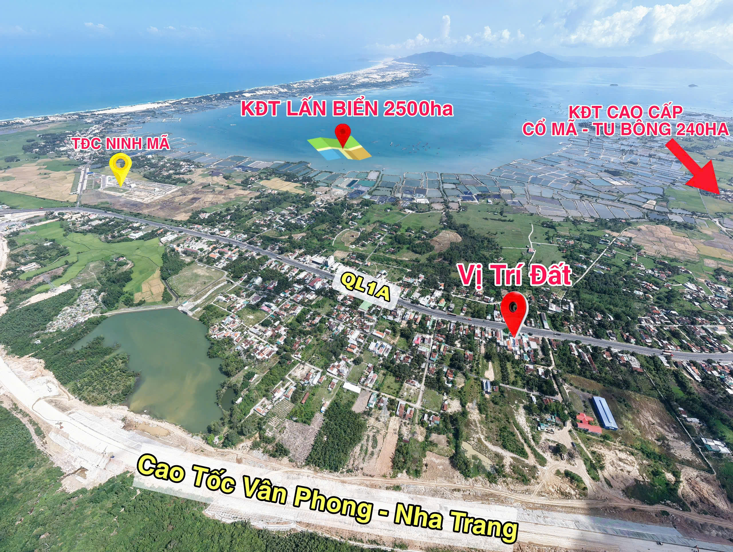 🔥 CƠ HỘI ĐẦU TƯ SINH LỜI – BÁN ĐẤT MẶT TIỀN QL1A, HƯỚNG BIỂN – CẠNH KĐT CỔ MÃ - TU BÔNG (SUNGROUP) 🔥