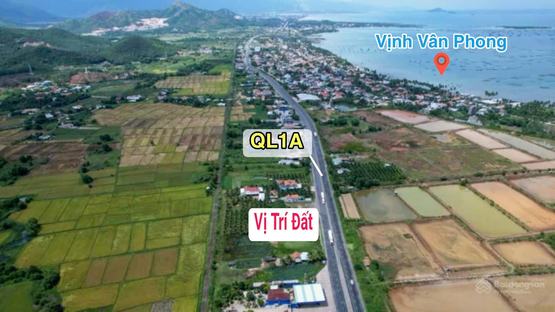 🔥 CƠ HỘI SỞ HỮU LÔ ĐẤT VIEW BIỂN SIÊU ĐẸP – MẶT TIỀN QL1A – TRUNG TÂM KHU KINH TẾ VÂN PHONG 🔥