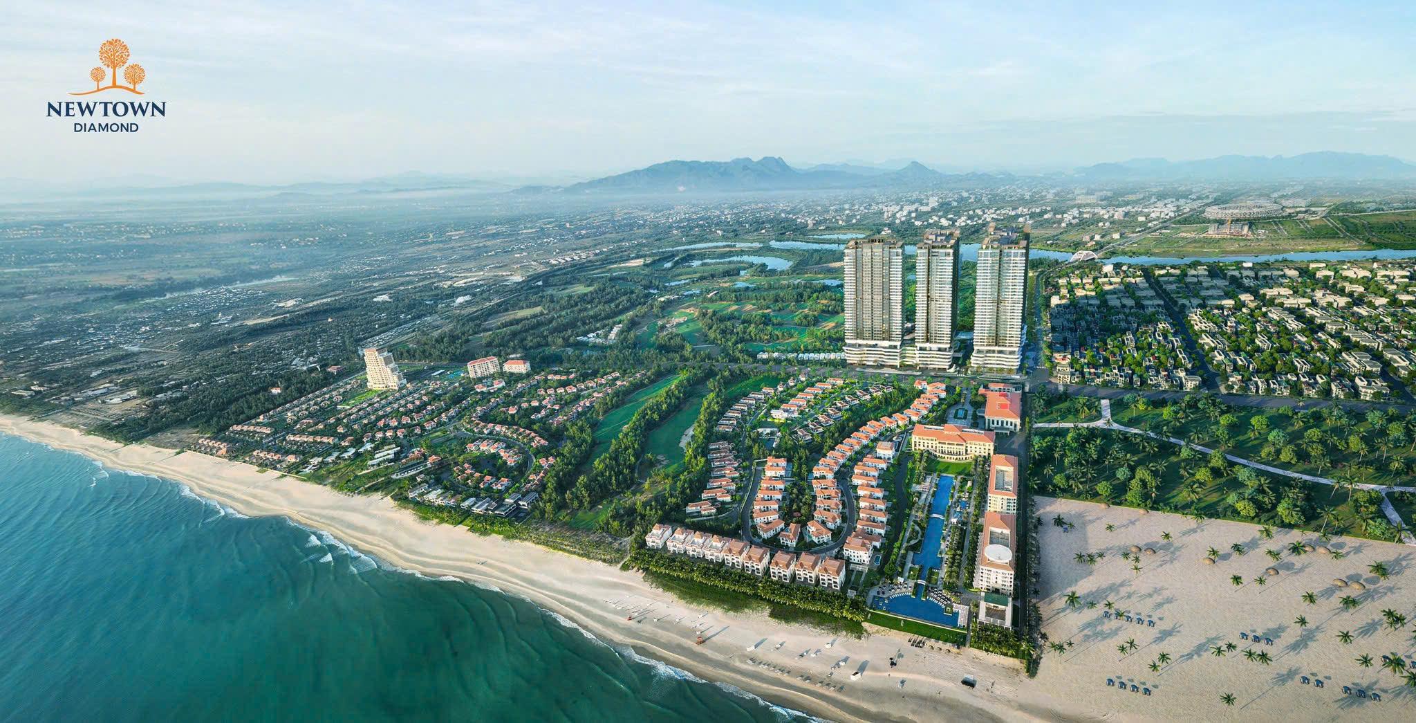 Căn hộ tòa Sapphire dự án Newtown Diamond Đà Nẵng giá chỉ từ 59.95tr/m2